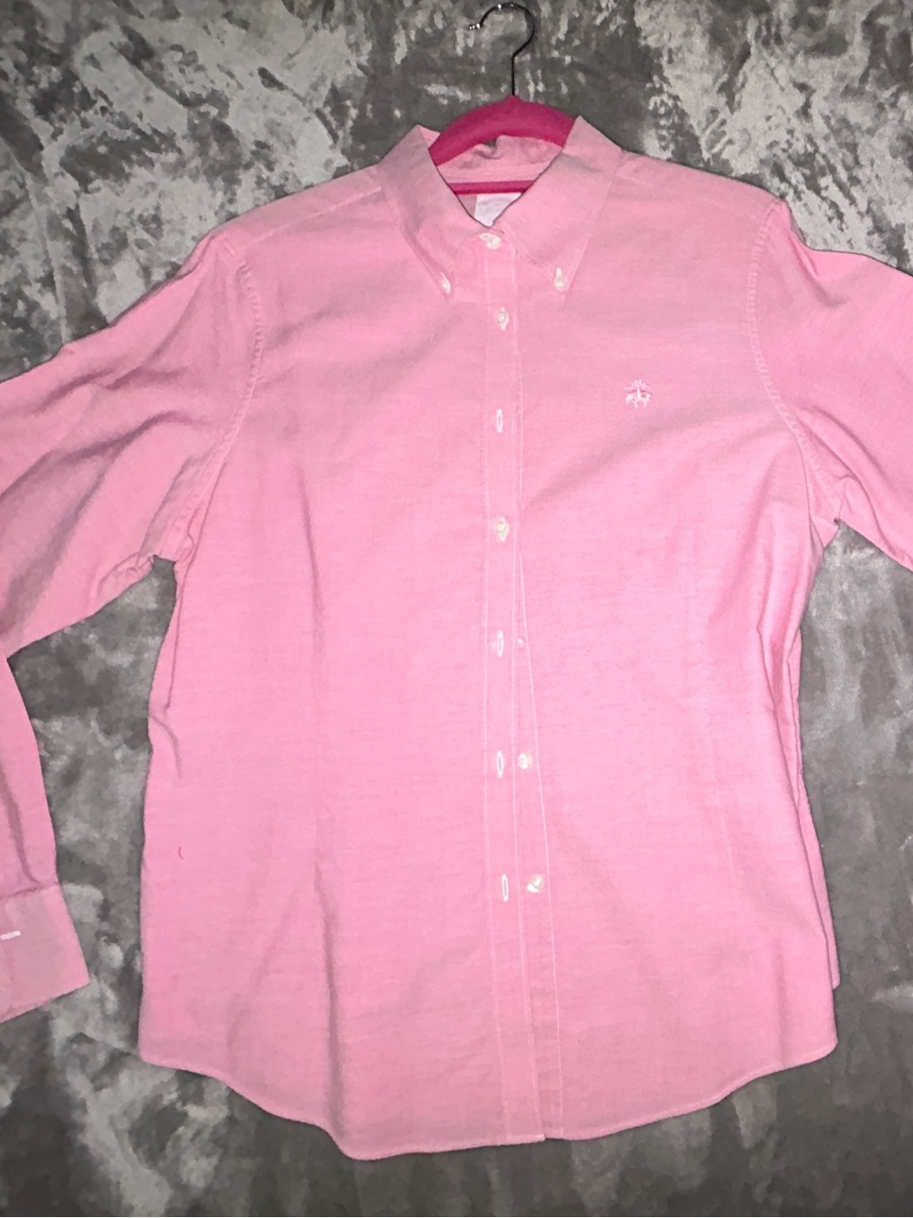 Brooks Brothers Ladie’s Pink Button-Down Oxford Shirt